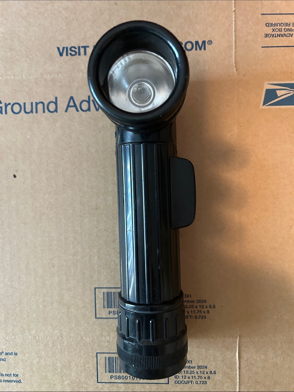 Olive Green Right-Angle Flashlight – Portable US MX-991/U